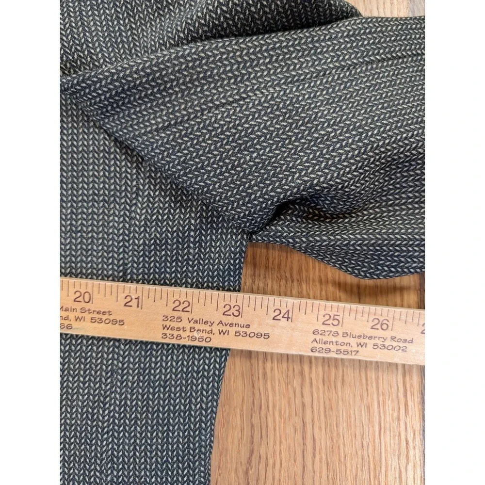 Pal Zileri 56L EU (46L US) Sport‎ Coat Brown Herringbone Virgin Wool Made Italy
